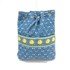 Vera Bradley ヴェラブラッドリー 巾着リュック  花柄　蜂 キルティング コットン    ブルー レディース / 240001189436
