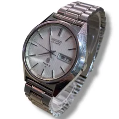 [60]260126-10019-4504 SA300【現状品】SEIKO TYPE Ⅱ 4623-8020 クォーツ デイデイト 文字盤ホワイト 腕周り約17.5cm セイコー メンズ 腕時計