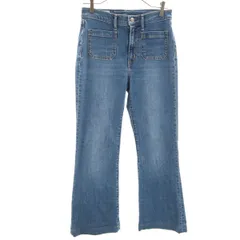 GAP ギャップ フレアデニムパンツ W27 ブルー系 レディース 古着