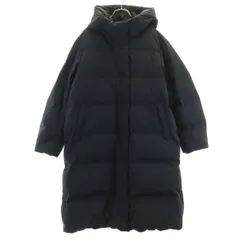 UNIQLO ユニクロ シームレス ダウンコート L ブラック レディース 古着