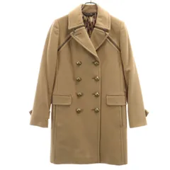 Paul Smith BLACK LABEL ポールスミス ブラックレーベル ダブルブレスト ウールコート 38 ベージュ レディース 古着のサムネイル