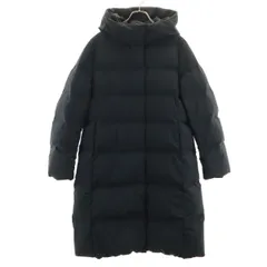 UNIQLO ユニクロ シームレス ダウンコート XL ブラック レディース 古着