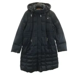 BALMAIN バルマン ハウンドトゥース柄 ダウンコート M ブラック系 千鳥格子 レディース 古着のサムネイル