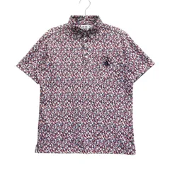 サイズ：M ADIDAS GOLF アディダスゴルフ  半袖ポロシャツ 花柄 ピンク系 [240101573053] ゴルフウェア メンズ ストスト