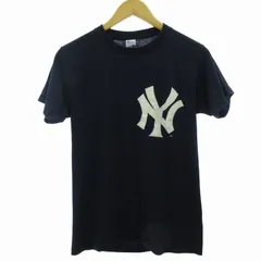 チャンピオン CHAMPION トリコタグ 80s ヴィンテージ Tシャツ カットソー NYロゴ USA製 紺 ネイビー M