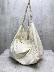 un/neu アンノイ 2WAY ギャザーハンドルビッグトート ナイロン ショルダー バッグ アイボリー ■■レディース