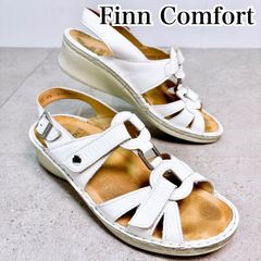美品】FinnComfort コンフォート サンダル 23.5白 クロコ型押し - メルカリ