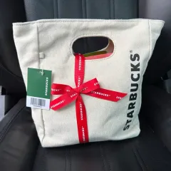 未使用 スターバックス 星 星 꾸러미 バッグ (おやつ含む)