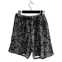 ロデオクラウンズワイドボウル RODEO CROWNS WIDE BOWL RCWB ショートパンツ ペイズリー柄 L グレー ■WGA