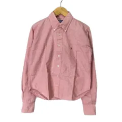 ラルフローレン RALPH LAUREN シャツ ブラウス ポニー刺繍 長袖 11 ピンク ■GY14