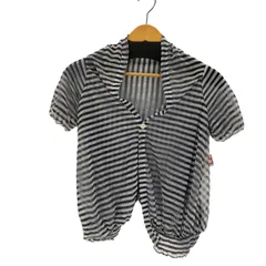 ユーズドフルギ USED古着 {{mint designs}} ストライプS/Sシアーカーディガン レディース 表記無 
