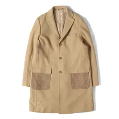 A BATHING APE ア ベイシング エイプ コート ベージュ サイズ:L | MR. BATHING APE メルトンウール 裏地ジャガードカモ チェスターコート | アウター ジャケット 上着【メンズ】【中古】のサムネイル