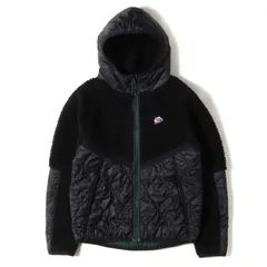 NIKE ナイキ ジャケット ブラック 黒 サイズ:M | ボアフリース ジャケット | アウター ブルゾン 上着【メンズ】【中古】