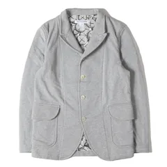 COMME des GARCONS SHIRT コムデギャルソン シャツ ジャケット ヘザーグレー サイズ:L | 21AW KAWS スウェット 4B テーラード ジャケット | アウター ブレザー 上着【メンズ】【中古】