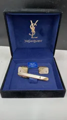 美品　イヴサンローラン　タイピン&カフスセット