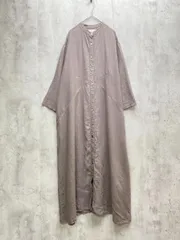 ティントバイアーバンリサーチドアーズ Aライン リネン ワンピース sizeOne/ブラウン ◇■レディース