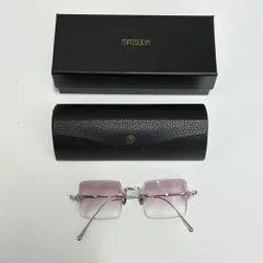 MATSUDA リムレスカラーレンズグラス BEAMS別注 M5001 パープル size