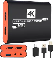 HDMI キャプチャーカード 1080P 60FPS USB3.0 ゲーム配信のサムネイル