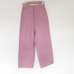 美品 23SS SLOBE IENA スローブイエナ リネンストレートパンツ サイズ36 ピンク レディース 古着 中古 USED