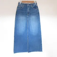 美品 25SS URBAN RESEARCH Sonny Label サニーレーベル アーバンリサーチ Aラインデニムスカート 38 ブルー レディース 古着 中古 USED