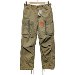 RRL ダブルアールエル サープラス カーゴパンツ キャンバス レザーストラップ RRL ダブルアールエル サープラス カーゴパンツ キャンバス レザー