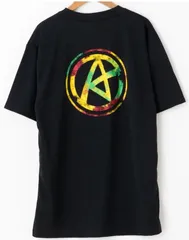 半袖ドライ Tシャツ GRUNGE LOGO【ブラック/グリーン】