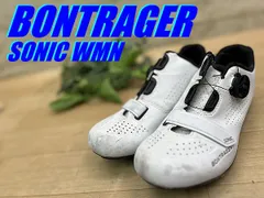☆ テルスポ イチ推し!! 良品!! BONTRAGER SONIC WMN WT size:38 24.3cm SHIMANO SPD-SL 436g ボントレガー ソニック ウィメンズ ロード ビンディングシューズ レディース M-1670のサムネイル