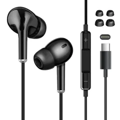 USB Type C イヤホン 有線 ノイズキャンセリング イヤホンマイク カナル型 ハイレゾ タイプc イヤホン 快適な装着感 通話可能 ヘッドホン iPhone 15│Xperia│Galaxy│Reno│小米│PixelなどCタイプポートの搭載の機種に対