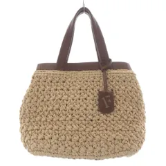 フルラ FURLA かごバッグ ハンドバッグ ベージュ /YO32のサムネイル
