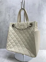 CHARLES & KEITH チャールズ＆キース キルティング バッグ オフホワイト ■■レディース