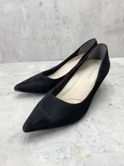 RANDA ランダ ローヒール パンプス size22.5cm/黒 ■■レディース