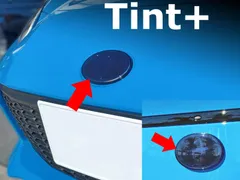 Tint+カット済み GR86専用 エンブレム スモークフィルム(スモーク20％ 前後セット) ZN8 gr86 GR86