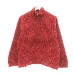 パタゴニア Patagonia F98 グリセードプルオーバー フリースジャケット ハーフジップ キモノ柄 USA製 M 赤 レッド /UO ■GY61のサムネイル
