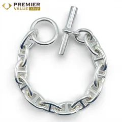 エルメス シェーヌ・ダンクル ブレスレット GM シルバー925 12コマ