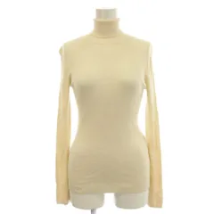 ユナイテッドアローズ UNITED ARROWS シルク ニット タートルネック カットソー 長袖 F アイボリー /☆G