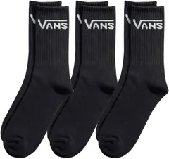 VANS Classic Crew 3-Pack Sock BLACK ブラック ソックス 靴下セット クラシック クルーソックス（3足）のサムネイル