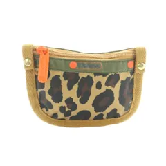 レスポートサック LesportSAC × ミュベール MUVEIL TRAVEL コインケース 小銭入れ レオパード柄 茶 /MI ■OS