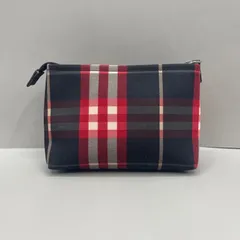美品　BURBERRY バーバリー　化粧ポーチ　コスメ　マルチポーチ　小物入れ　ノバチェック　チェック柄