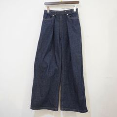 【セール】JOHN LAWRENCE SULLVAN フロントホックワイドパンツ RIGID DENIM WIDE PANTS｜WOMENS