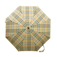 バーバリーズ Burberrys 折り畳み傘 アンブレラ ノバチェック ベージュ 0215