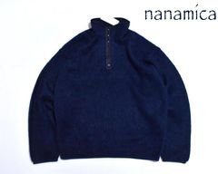 ナナミカ リバーシブル ハーフジップ スウェット CH チャコールグレー 