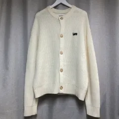 Lee リー アイボリー ニット カーディガン M (ユニセックス)
