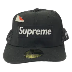 Supreme×NEWERA シュプリーム ニューエラ 23SS Box Logo Mesh Back Cap キャップ  ブラック 7 1/2