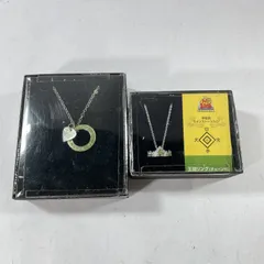 ★ テニスの王子様 テニプリ ペンダント ネックレス 2点 まとめ売り  学校別 ラインストーン入り 王冠リング 箱入り 現状品