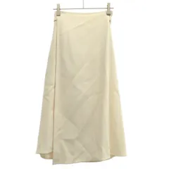 CELINE by Phoebe Philo セリーヌ フィービーファイロ ストライプステッチレーヨンラップスカート 2 2L08/5954 アイボリー 36のサムネイル