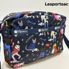 Lesportsac レスポートサック☆ダニエラクロスボディ ショルダーバッグ スノーウィーパプス 雪 猫 犬