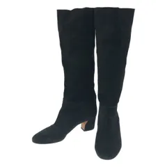CASADEI カサディ ロングスエードレザーブーツ  ブラック 9のサムネイル