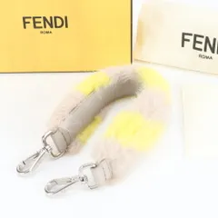 極美品 フェンディ ミンクファー ミニストラップユー ショルダーストラップ バッグ 用 アクセサリー レディース EUM DN17-7【中古】