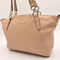【美品】COACH y2k SmallKelseySatchel signature leather totebag コーチ スモールケルシーサッチェルレザー素材トートバッグ