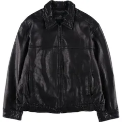 古着 ドッカーズ DOCKERS スイングトップタイプ 中綿入り レザーブルゾン メンズXL相当/eaa612565